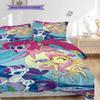 Little Pony Friendship Magic Bedding 1 Duvet Cover 2 Pillowcase Without Core Christmas Birthday Gift Duvet Cover And Pillowcase