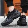 Men's Shoes Mesh New Summer Breathable Men's Trendy Casual Shoes Ultra-light Shock Absorption Running Sports Shoes Men's