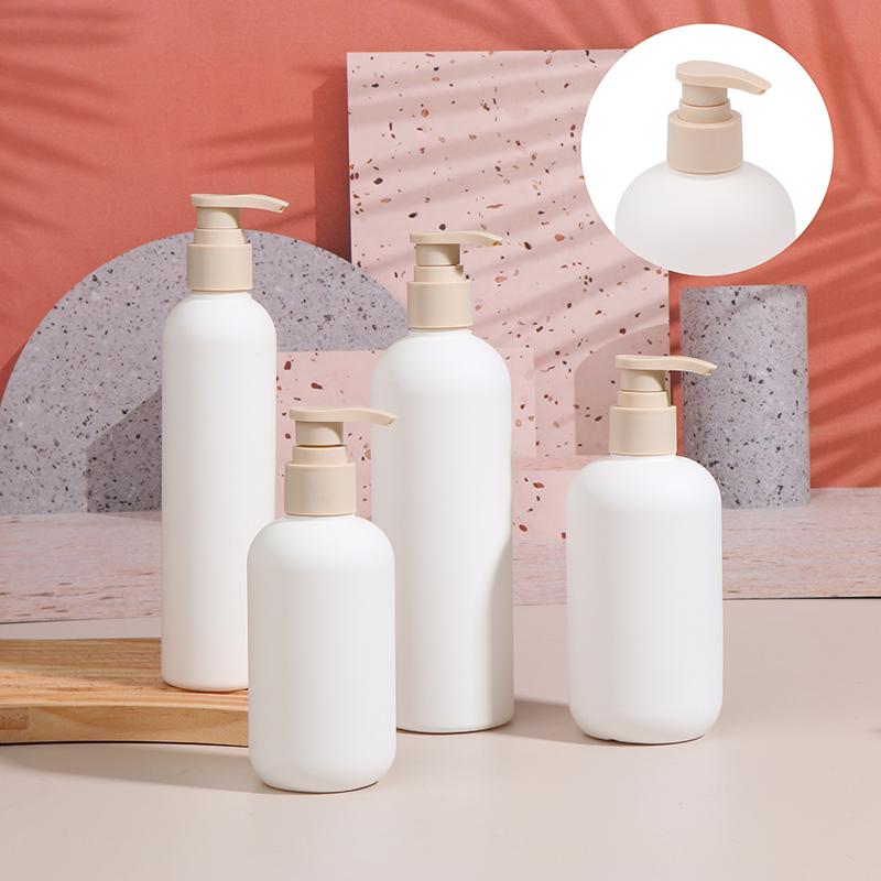 200-500 мл Белый пустой пластиковый флакон для шампуня с дозатором Высококачественные косметические флаконы Акриловая головка насоса многоразового использования