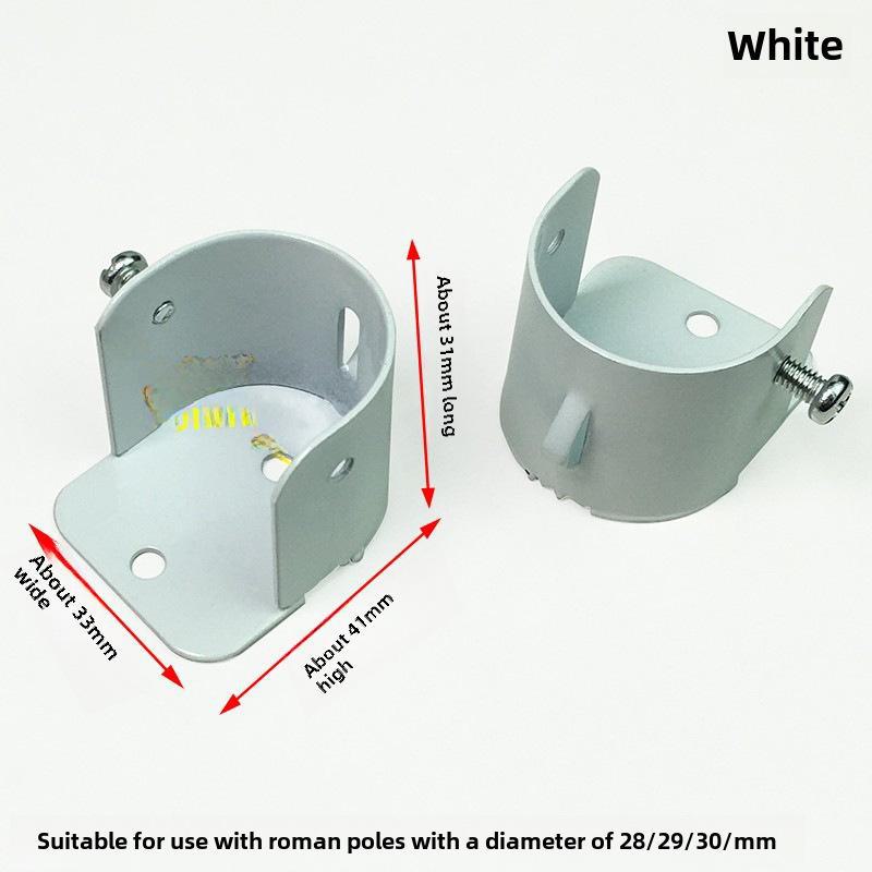 Комплект кронштейнов для римского карниза - основание из алюминиевого сплава, три цвета