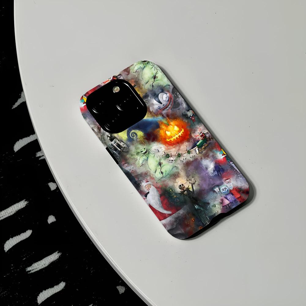 Чехол для телефона Тима Бёртона Жесткий ПК Для IPhone 16Promax 17 16 15 14 13 12 11 Pro Max Plus Глянцевая HD Крышка