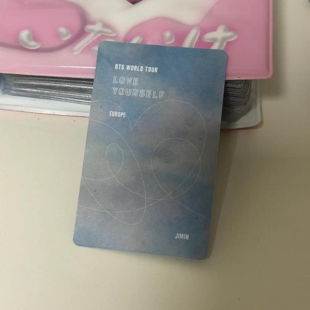 BTS Jimin photocard Love Yourself Europe DVD