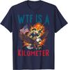 4 июля WTF Что такое Километр Смешная Патриотическая Футболка США Мужская Женская Унисекс