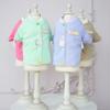 Pet Coat Color Button Back Cotton Padded Jacket Windproof Casual Corgi Panda Suit Candy Color Dog Parkas Puppy Clothes