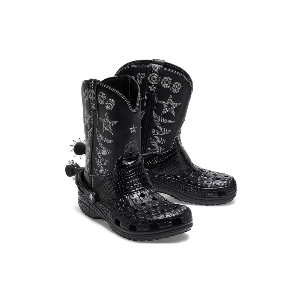 Crocs Кроссовки Classic Cowboy Boot Черные Унисекс 208695-001