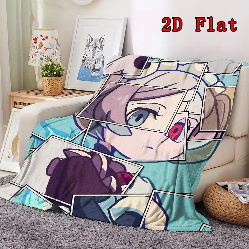 Marie Skullgirls 2D Flat Pattern Flannel Blanket High quality All Seasons Warmth and Comfort Perfect for Christmas Gifts.DMT0925386