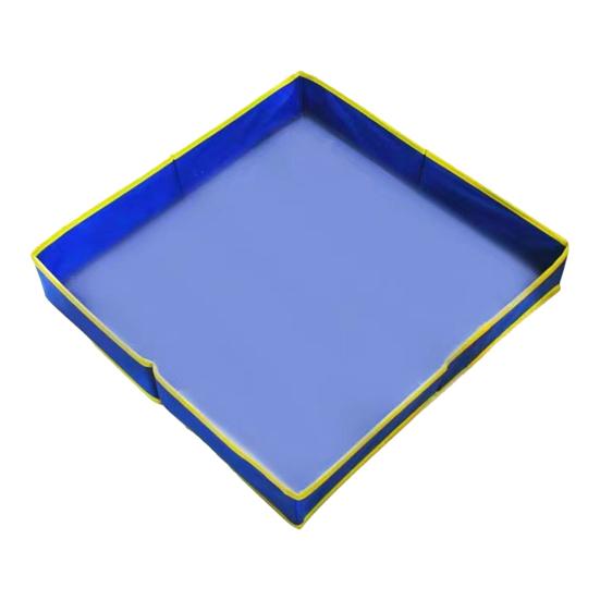 Складной тканевый поднос для песка, износостойкий, водонепроницаемый, портативный, поднос для хранения пляжных игрушек для детей, большая вместимость, тканевая песочница