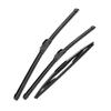 For Mitsubishi Challenger PB 2009-2013 2010 2011 Wiper Front&Rear Wiper Blades Windshield Windscreen Window Brushes 22"+17"+12