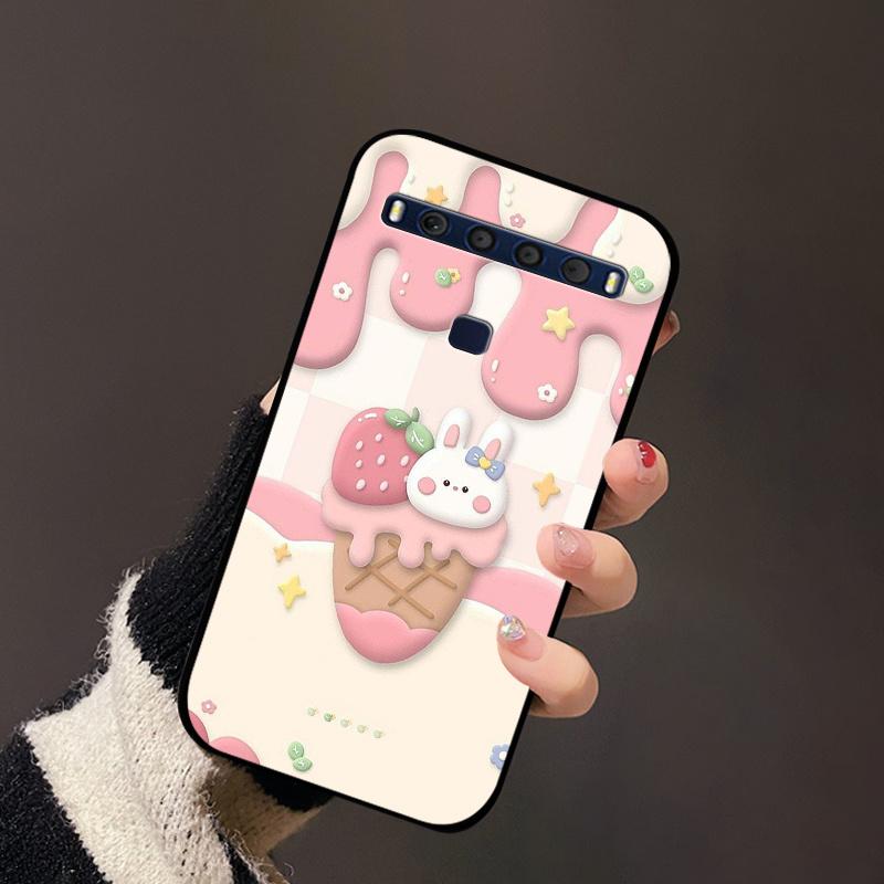 For TCL 10 Lite Case Silicon TPU Flower Landscape Phone Cases On for TCL 10L T770H T770B Portector Soft Cover 10Lite 4187U