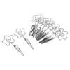 10Pcs Name Card Clips Metal Double Headed Strong Clip Sturdy Durable Wide Application Number Card