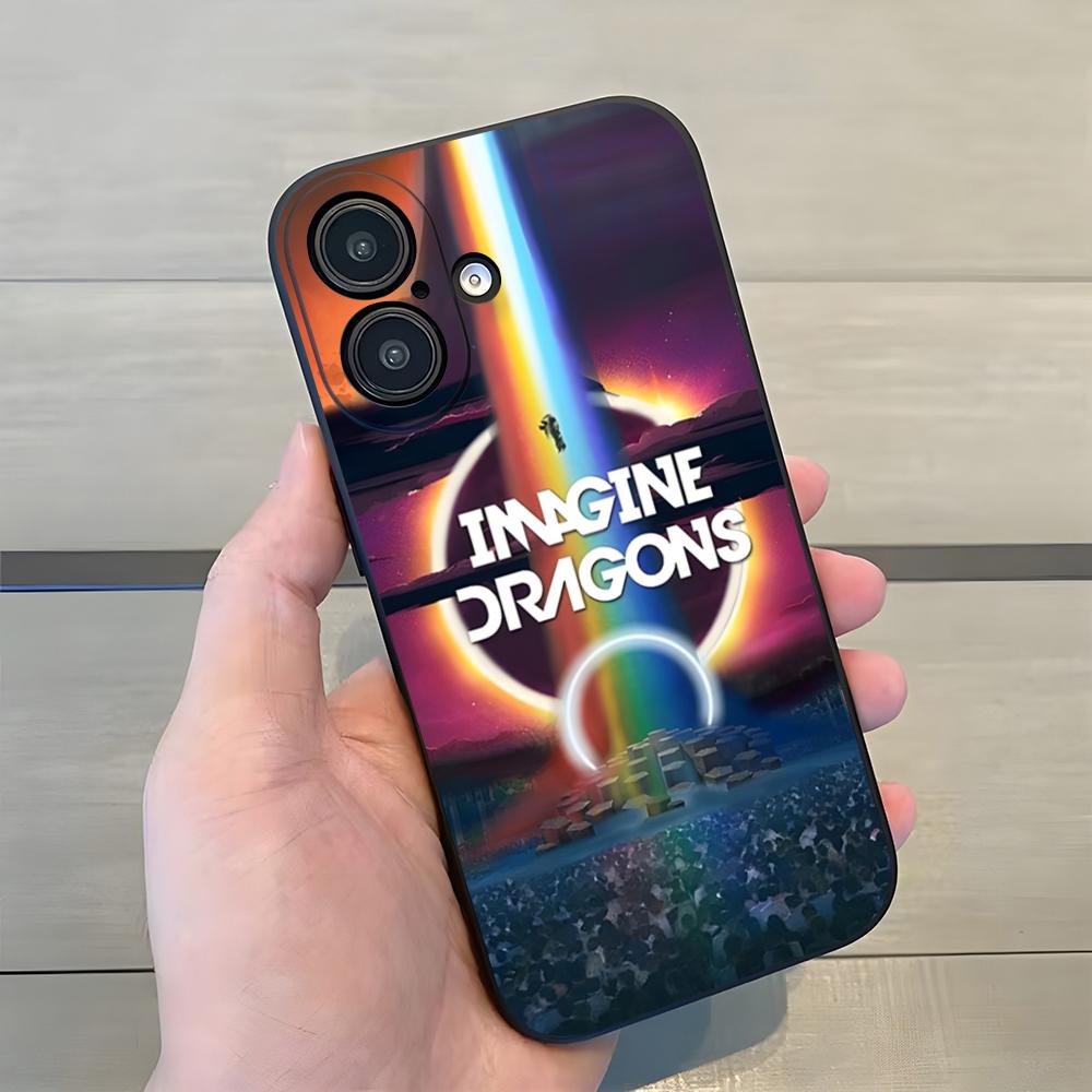 Чехол для телефона Imagine Dragons Для iPhone 17 Pro Max 15 16 Pro 14 Plus 13 11 12 Xr X Xs 7 8 SE Plus Задняя крышка