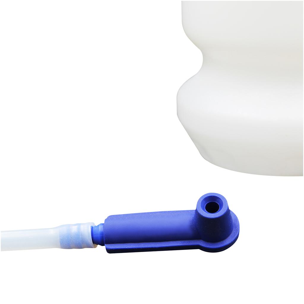 Бутылка для прокачки тормозов 1 л, автоэкстрактор тормозной жидкости с силиконовым крюком для подвешивания шланга, белый