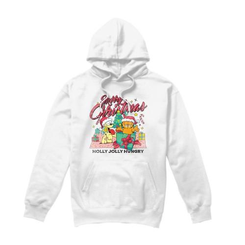 Garfield Mens Merry Christmas Hoodie