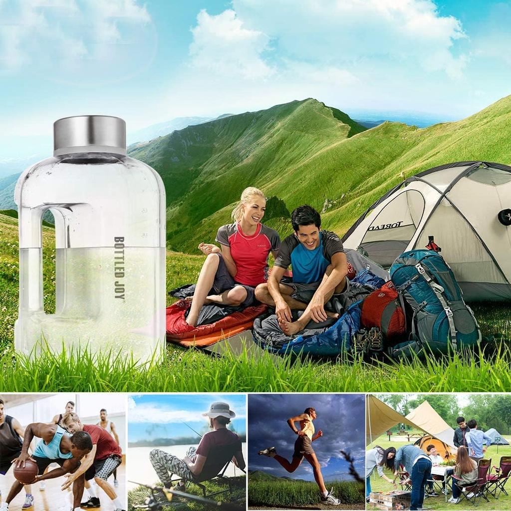 VENNERLI Water and Large Wide Direct Easy to Suitable for and Outdoor Water Bottle Bottle, 2200ml/2500ml (Safe BPA-Free), Capacity, Mouth, Drinking,