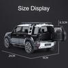 1:24 Alloy Land Rover Defender 110 Models Toys Miniature Cars with Pull Back Light Music Off-road Model for Toddler Kids Gifts