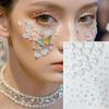 Butterfly Glittery Simulation Gem Stickers Makeup Party Music Festival DIY Eyes Face Jewels Stickers Art Gifts Performances Wedding Fake Tattoos