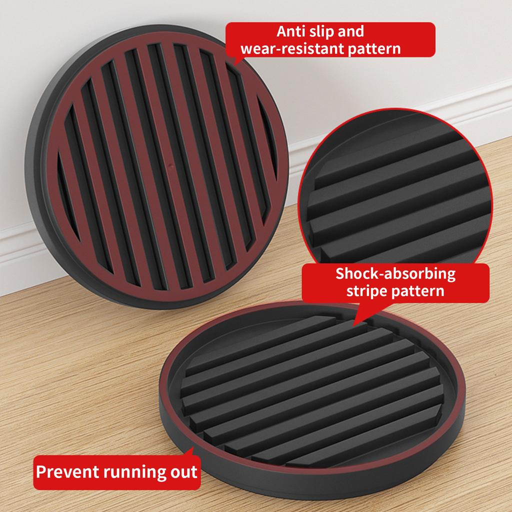 Упаковка из 4 резиновых роликов, захватов для мебели, круглых стопоров для диванов, противоскользящих накладок для кровати, стола, стула, ежедневного использования