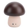 Small Wood Mushroom Lamp Night Light Cordless Bedside Touch Lamp USB Rechargeable 450mAh Battery