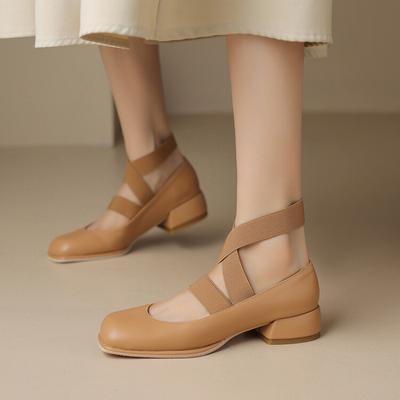 Новые женские туфли-лодочки на низком каблуке, квадратный носок, закрывающие стопу, на одной педали, на квадратном каблуке, с низким верхом, с открытой союзкой, однотонные, повседневные, женские, больших размеров