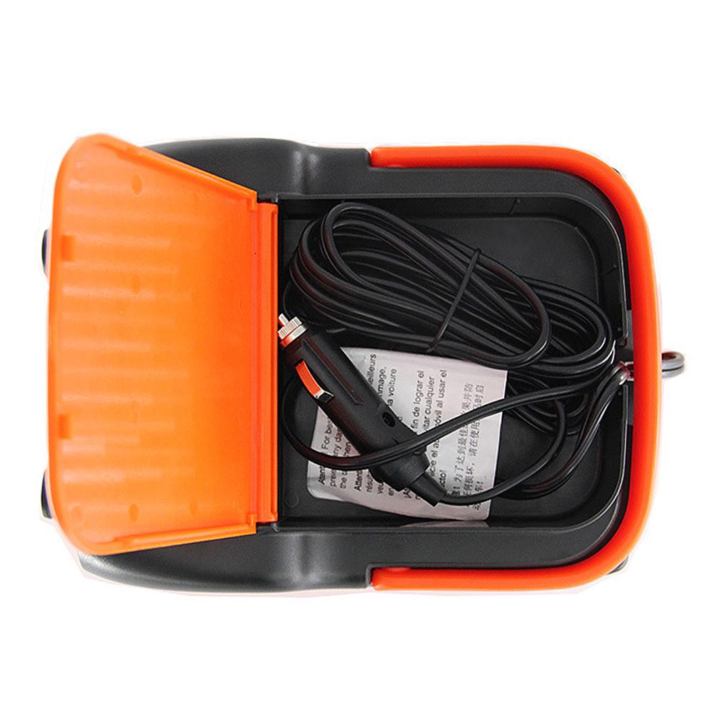 Интеллектуальный двухступенчатый воздушный насос 16PSI с 6 насадками, ЖК-дисплеем, поддержка электрического насоса 6000 мАч