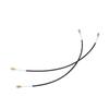 2pcs Nylon Material Violin Tailpiece Set Black Color Cello Accessory  For 3/4 4/4 Cello