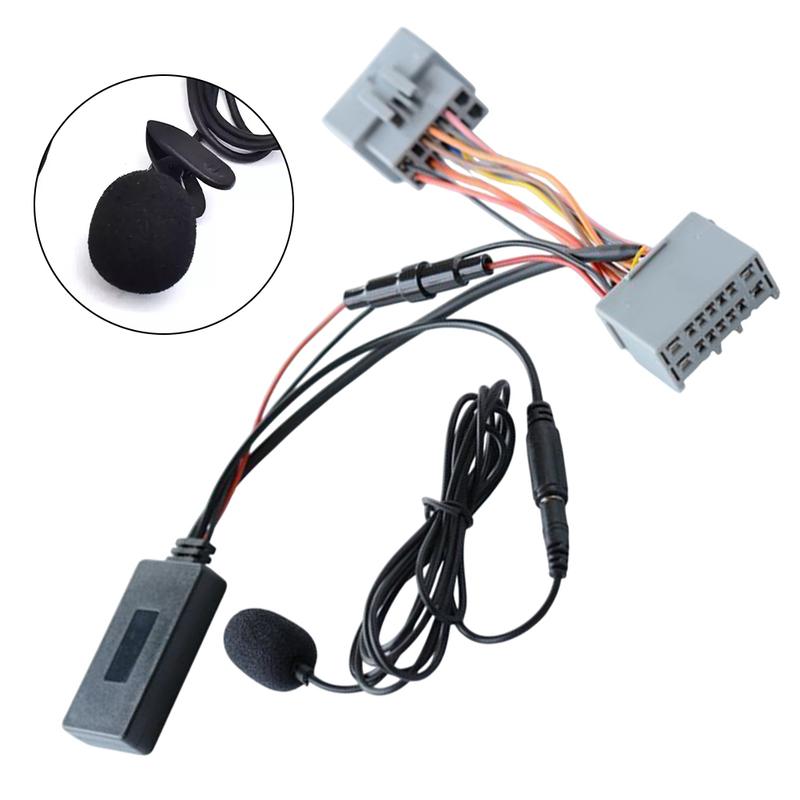 Аудиоадаптер и кабель для микрофона, совместимые с For Volvo For C30 For C70 S60 S80 V50 V70 C70 XC90 AUX-радио