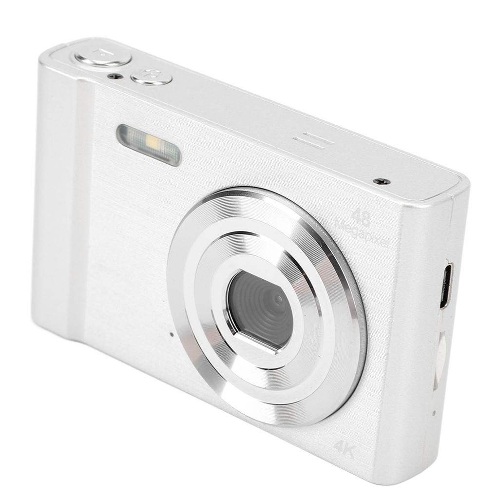 4K Digital Camera for Teens Kids 48MP 1080P HD 2.4 Inch IPS Screen 16X Digital Zoom Pocket Compact