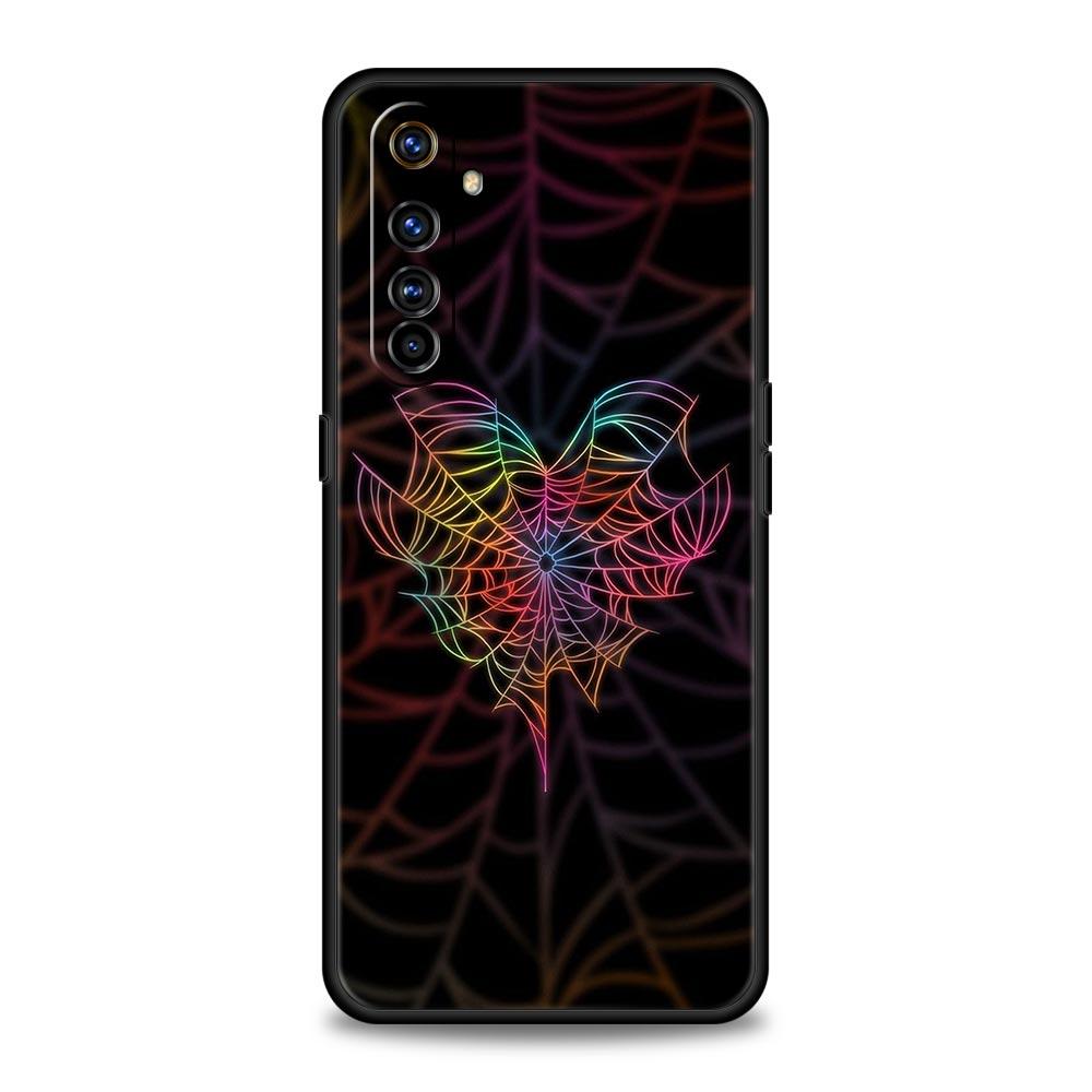 Мягкий ТПУ 'Паутина' Для Realme 13 12 11 10 9 Pro Plus GT3 GT2 C21 C25 C35 C53 C55 C67 Pro 5G Чехол для телефона Обложка Fundas Capas Сумки