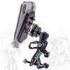 TAKEWAY Motorcycle Cell Phone Mount Holder Anti-Vibration Phone Mount Holder Motorcycle Handlebar Clamp Base