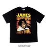 Прямая печать Джеймс Браун Хип-хоп Артист Джеймс Браун Принтованная футболка с коротким рукавом Хлопок Плотная Хип-хоп Мужская и Женская