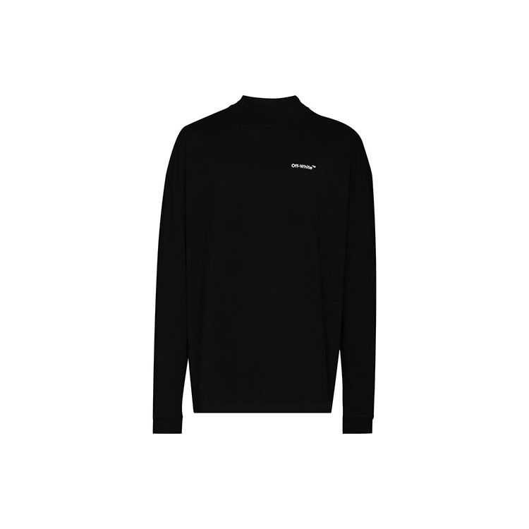 Off-White Caravag Arrow Over Mockneck черный/белый цвет Мужская уличная одежда OMAB032C99JER0011001