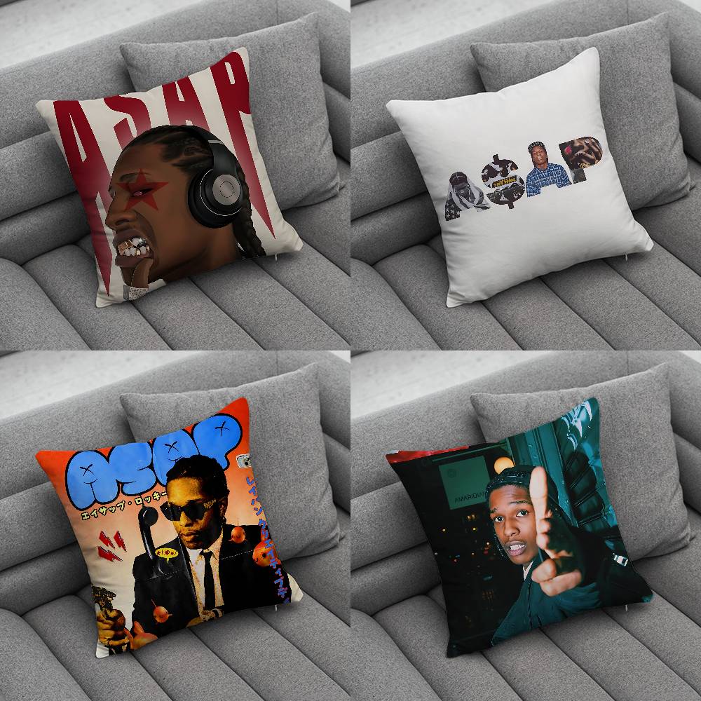 A ASAP Rocky Rapper Pillow Case Pillowcase Home Sofa Cushions Car Cushions Pillowcover Office Pillowshell Pillow