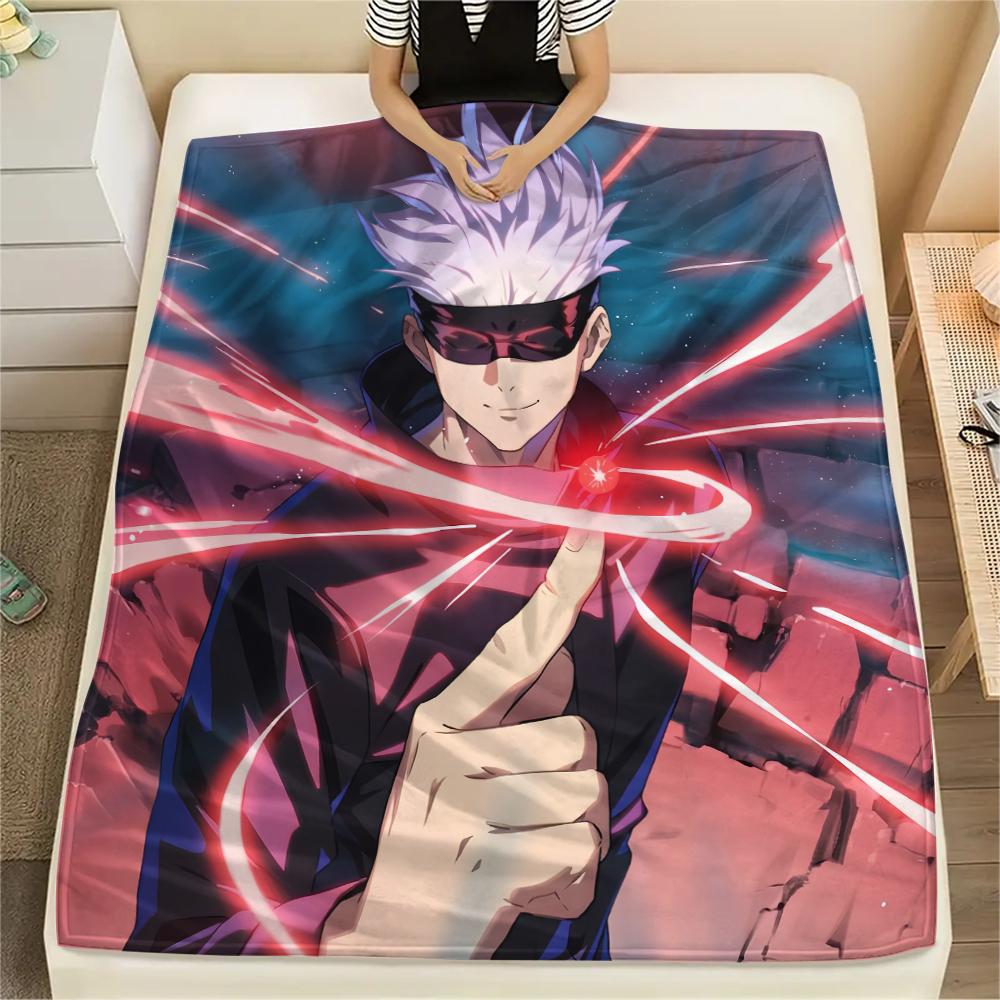 Jujutsu Kaisen Battle Blanket, Cozy Throw for Sofa Bed, Ideal Gift for Anime Enthusiasts.chl
