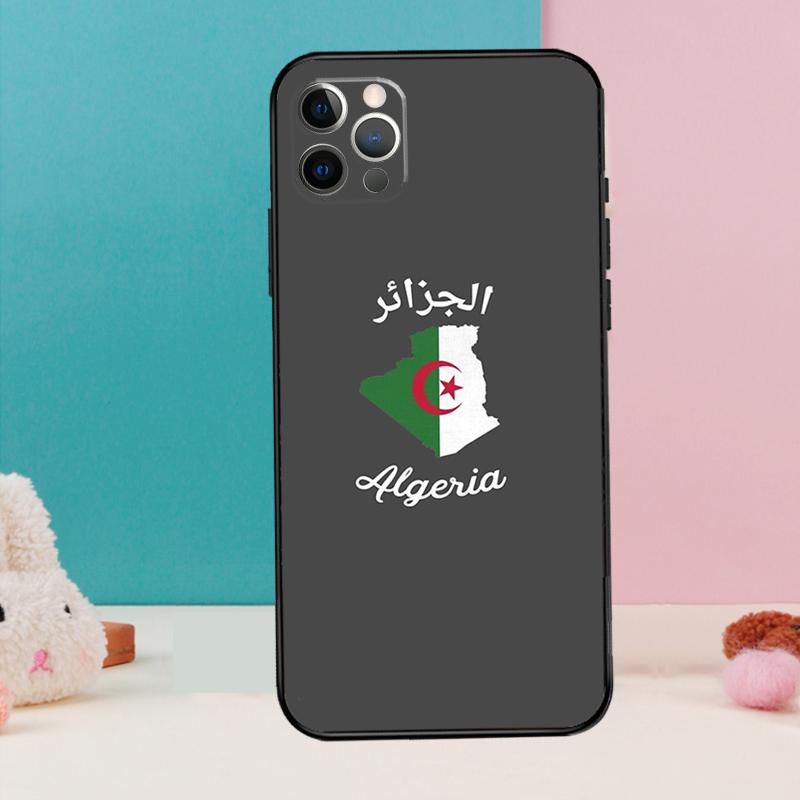 Алжир Флаг Ретро Чехол для Телефона Для iPhone 17 Air 16 15 13 12 11 14 Pro Max 12 13 mini 15 16 Plus 16e Чехол Coque