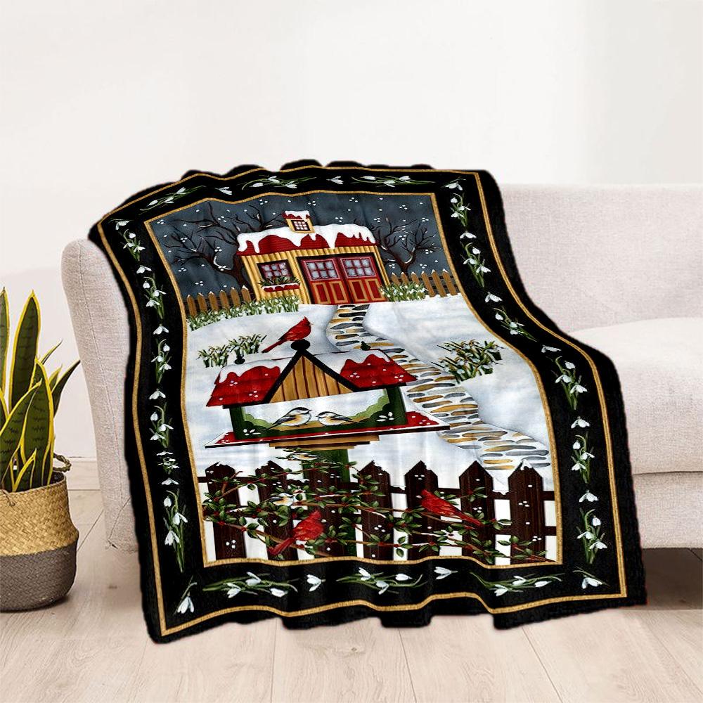 Christmas 122 Blanket Comfortable Perfect for Bed Chair Livingroom for All Occasions Warmthful Decor Gifts For Family Or Friends