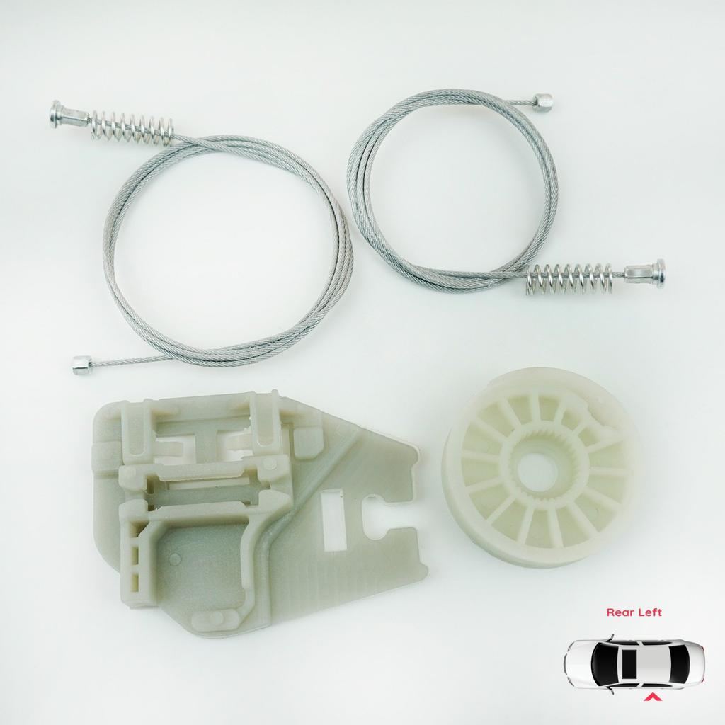 BWR617 Electric Power Window Lifter Regulator Repair Kit Rear Left Door for BMW X5 E53 2000-2006 51357125059