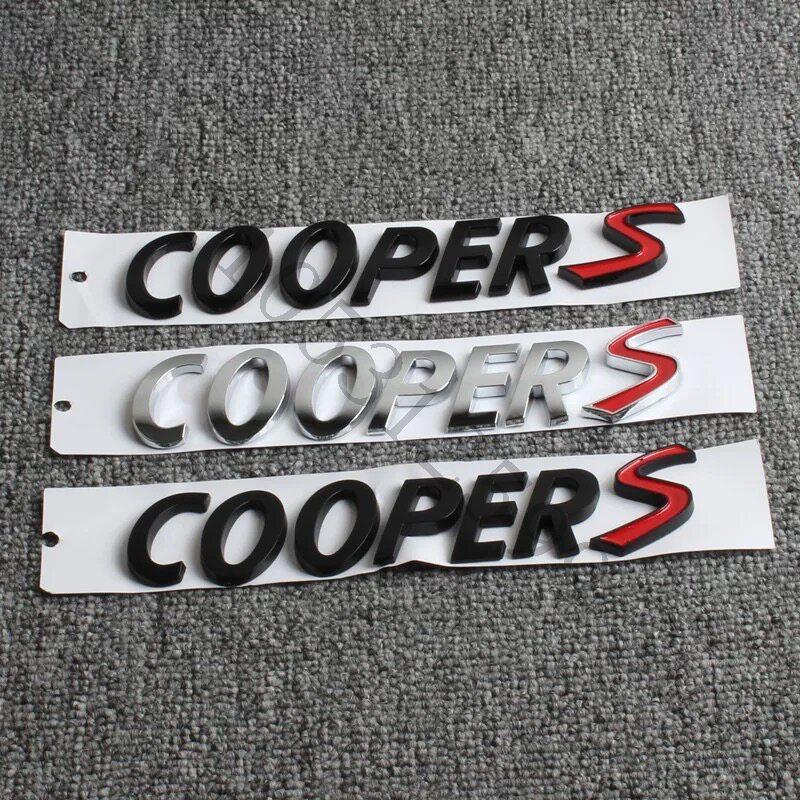 Car Body Rear Trunk Badge Sticker Decoration For MINI R53 R52 R56 R55 R57 R58 R59 R60 F56 F55 F54 F57 F60 COOPER S Accessories zbfhp66