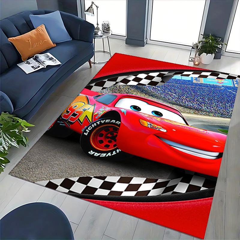 1pc Mcqueen Adventure Carpet Rug for Bedroom Living Room Decor Sofa Home Game Area Rug Non-slip Floor Mat. D0730063