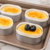 10Pcs Aluminum Zinc Zinc Alloy Cheesecake Mold High-temperature Mousse Cake Ring Oval Baking Pans  Egg Tart