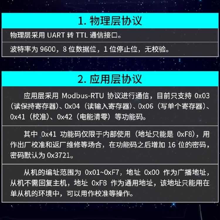 PZEM-004T Однофазный счетчик ватт-часов Коммуникационный модуль 80-260В Измеритель энергии