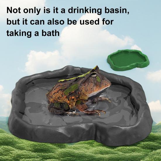 Кормушка для рептилий Террариумная миска Миска для корма и воды для черепахи, ящерицы, геккона, бородатой агамы