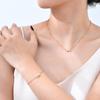 Cubic Zirconia Bow-tie Charms Bracelet For Women, Stainless Steel Satellite Chain Adjustable, CZ Bowknot Bracelets