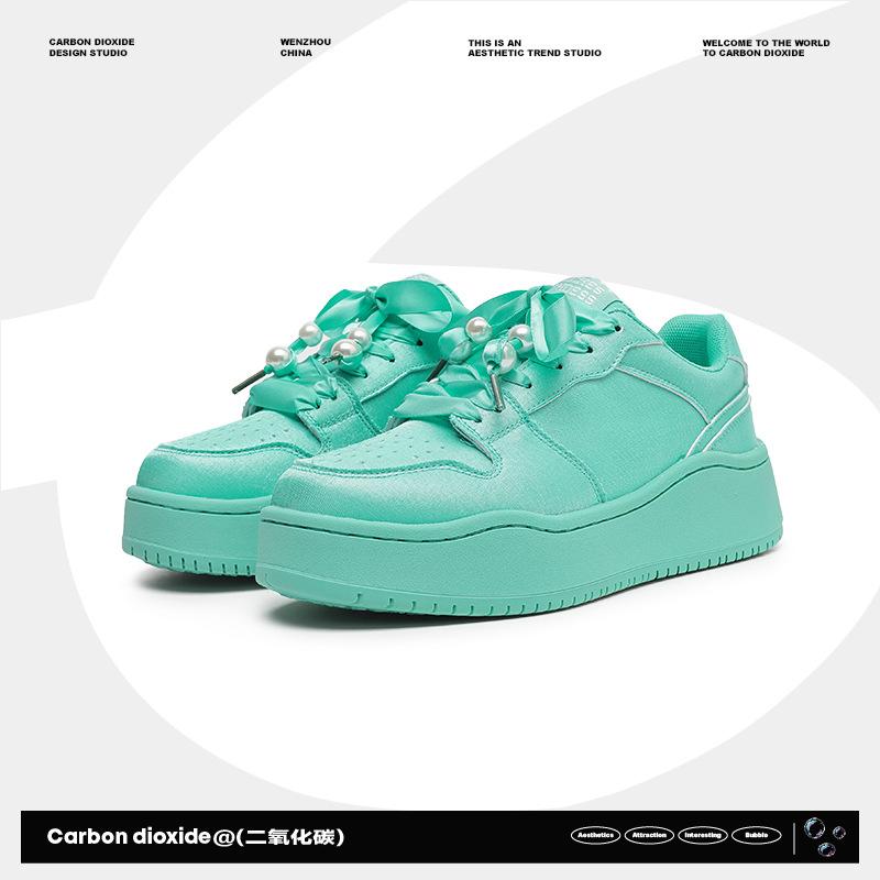 Радужные кеды на платформе для мужчин и женщин 2025 новинка дышащие туфли-булки на платформе увеличивающие рост обувь для пар спортивная повседневная обувь