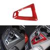 Red Real Carbon Fiber Center Gear Shift Base Frame Trim For BMW M3 F80/M4 F82
