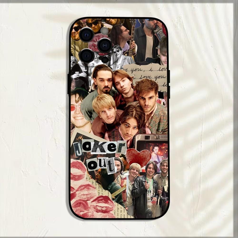 Чехол для телефона J-Joker Out Band для iPhone 15,14,13,12,11,Pro,X,XS,Max,XR,Plus,Mini Мягкий черный чехол