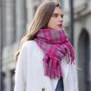 Scarf Women's Winter High End New Thickened Warm Scarf Plaid Shawl Versatile Autumn and Winter