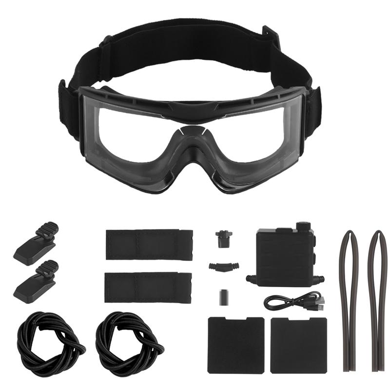 Tactical Goggles Anti Fog Air Defog Defogging Fan Anti-fog Kit Airsoft Shooting Motocross Mountaineering Protection Glasses2