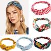 Модные женские туфли для девочек, летние богемные резинки для волос, повязки на голову с принтом, винтажные повязки на крестах, тюрбан, банданы, повязки для волос, аксессуары для волос