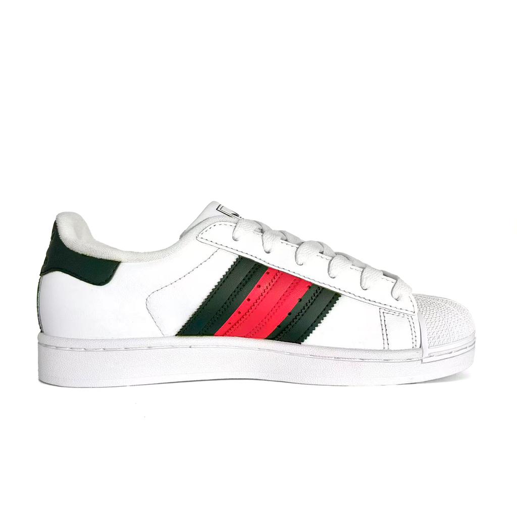 adidas Superstar 2 ACE Кожаные Термостойкие Устойчивые к истиранию Нескользящие Низкие Скейтбордические кроссовки Унисекс JH9976(Team1845ACE)