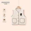 Флисовый жилет для мальчиков MOMOCO с мишкой